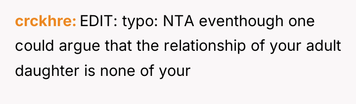 crckhre EDIT: typo: NTA eventhough one could argue that the...