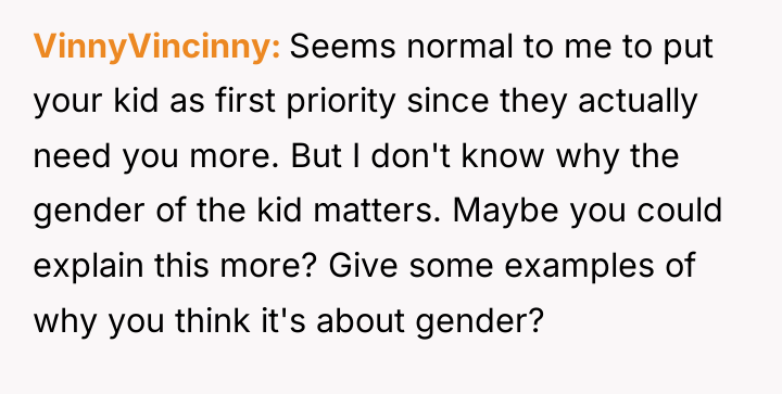 VinnyVincinny Seems normal to me to put your kid as...