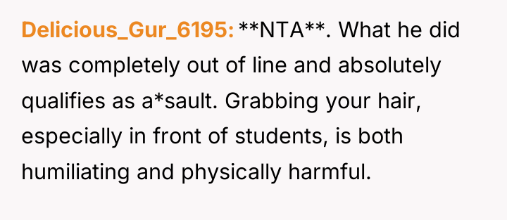 Delicious_Gur_6195 **NTA**. What he did was completely out of line...