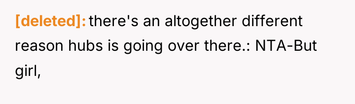 [deleted] there's an altogether different reason hubs is going over...