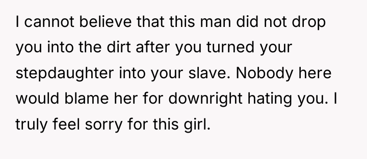 I cannot believe that this man did not drop you...
