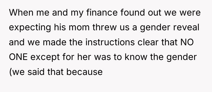 When me and my finance found out we were expecting...