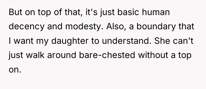 But on top of that, it's just basic human decency...