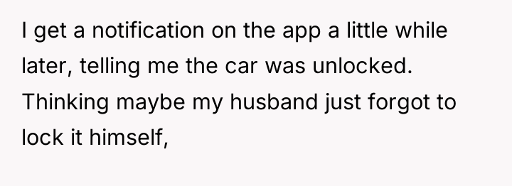 I get a notification on the app a little while...