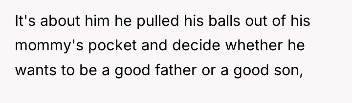It's about him he pulled his balls out of his...