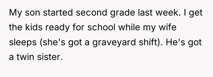 My son started second grade last week. I get the...