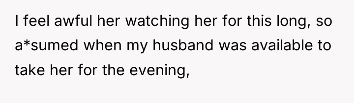 I feel awful her watching her for this long, so...