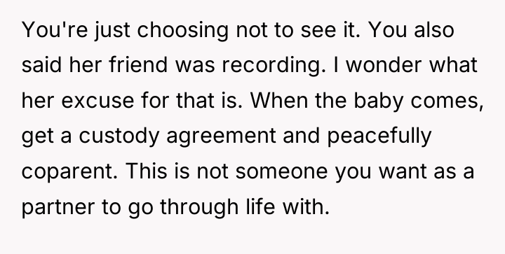 You're just choosing not to see it. You also said...
