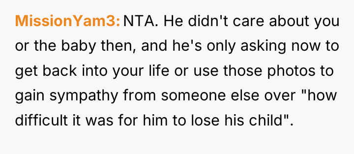 MissionYam3 NTA. He didn't care about you or the baby...