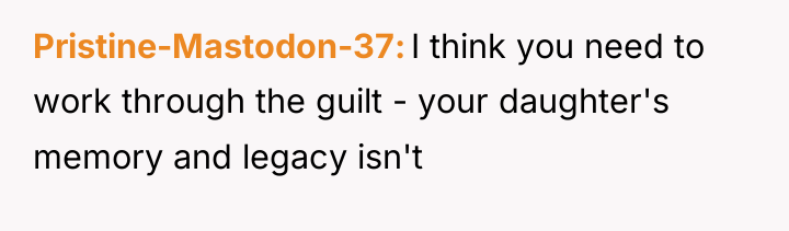 Pristine-Mastodon-37 I think you need to work through the guilt...