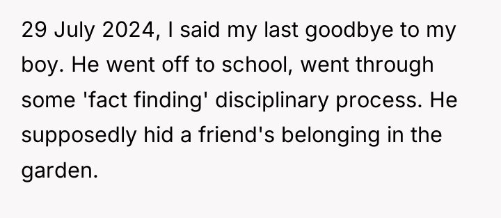 29 July 2024, I said my last goodbye to my...