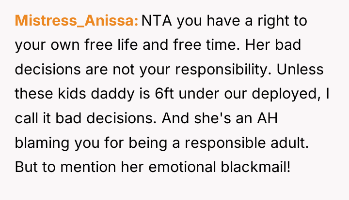 Mistress_Anissa NTA you have a right to your own free...