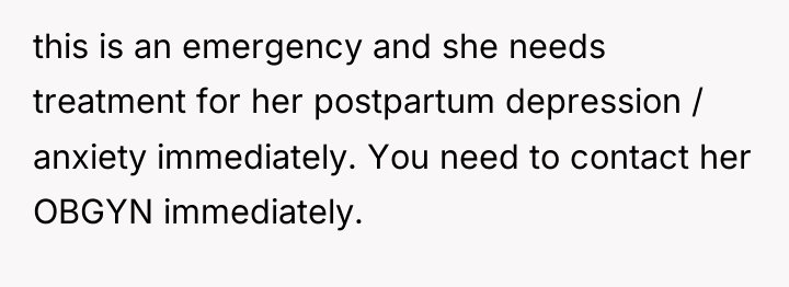 this is an emergency and she needs treatment for her...