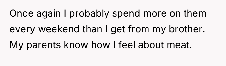 Once again I probably spend more on them every weekend...