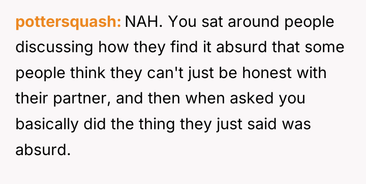 pottersquash NAH. You sat around people discussing how they find...