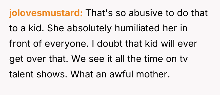 jolovesmustard That's so abusive to do that to a kid....