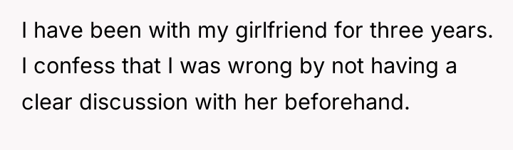 I have been with my girlfriend for three years. I...