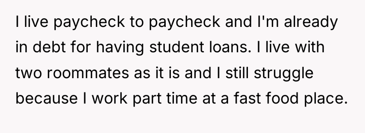 I live paycheck to paycheck and I'm already in debt...
