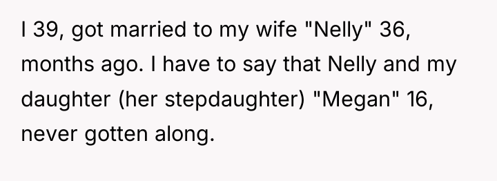 I 39, got married to my wife "Nelly" 36, months...