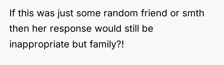 If this was just some random friend or smth then...