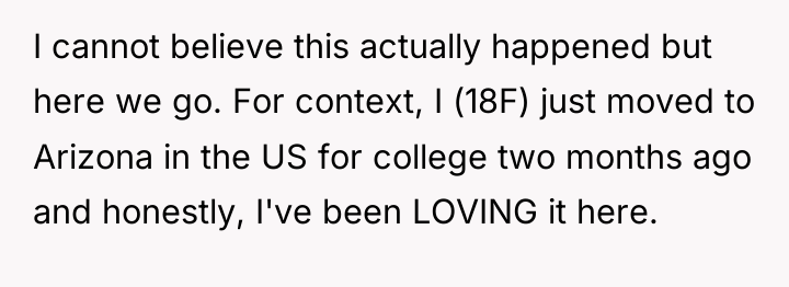 I cannot believe this actually happened but here we go....