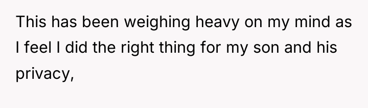 This has been weighing heavy on my mind as I...