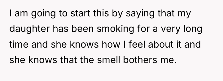 I am going to start this by saying that my...