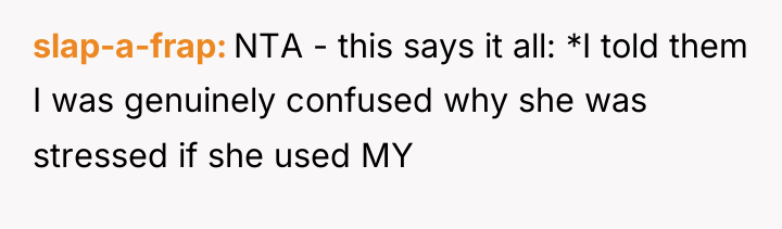 slap-a-frap NTA - this says it all: *I told them...