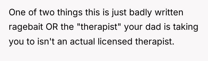 One of two things this is just badly written ragebait...