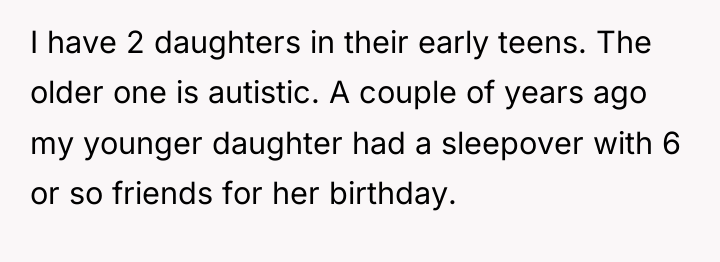 I have 2 daughters in their early teens. The older...