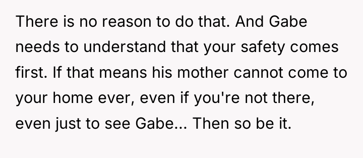 There is no reason to do that. And Gabe needs...