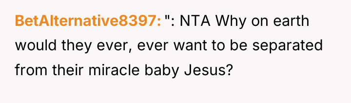 BetAlternative8397 ": NTA Why on earth would they ever, ever...