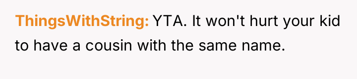 ThingsWithString YTA. It won't hurt your kid to have a...