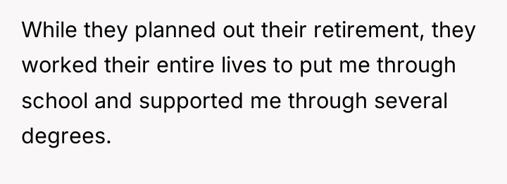 While they planned out their retirement, they worked their entire...