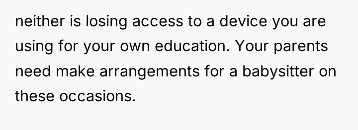 neither is losing access to a device you are using...