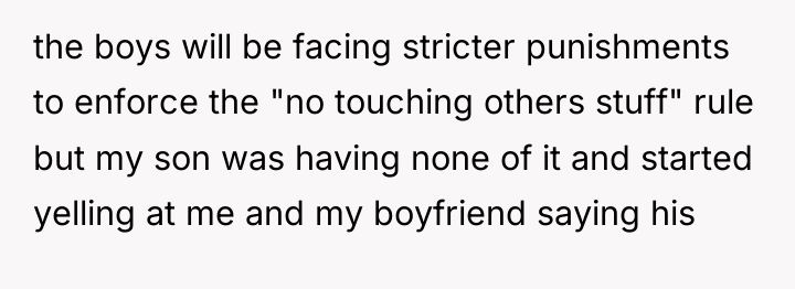 the boys will be facing stricter punishments to enforce the...