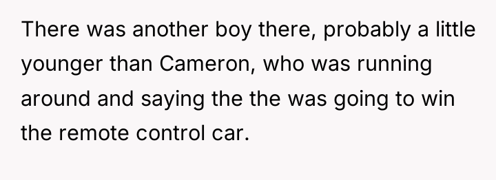 There was another boy there, probably a little younger than...