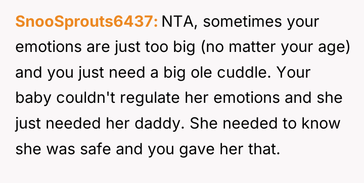 SnooSprouts6437 NTA, sometimes your emotions are just too big (no...