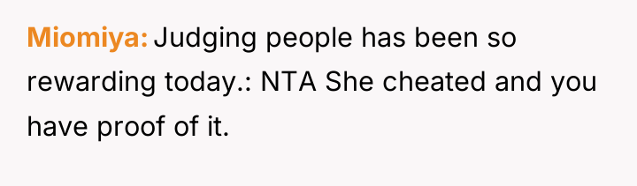Miomiya Judging people has been so rewarding today.: NTA She...