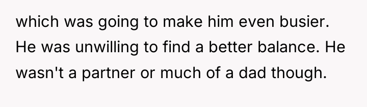 which was going to make him even busier. He was...