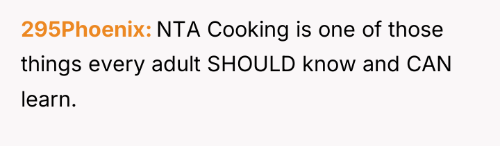 295Phoenix NTA Cooking is one of those things every adult...