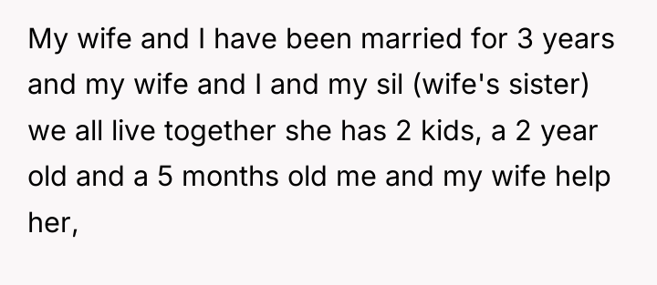 My wife and I have been married for 3 years...