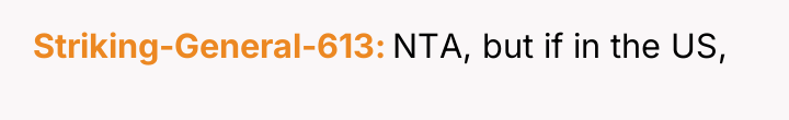 Striking-General-613 NTA, but if in the US,