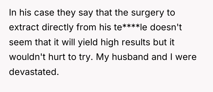 In his case they say that the surgery to extract...