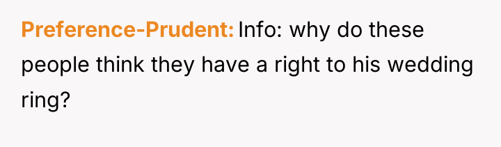 Preference-Prudent Info: why do these people think they have a...