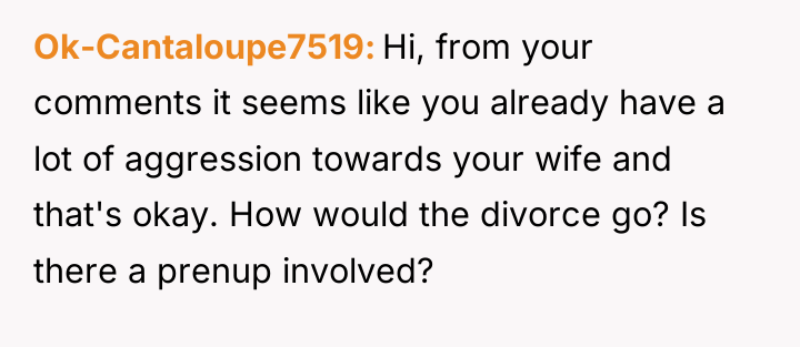 Ok-Cantaloupe7519 Hi, from your comments it seems like you already...