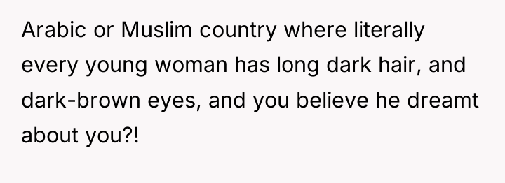 Arabic or Muslim country where literally every young woman has...