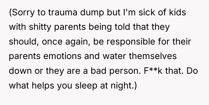 (Sorry to trauma dump but I'm sick of kids with...