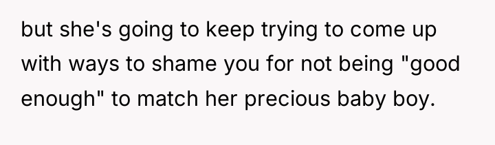 but she's going to keep trying to come up with...