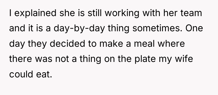 I explained she is still working with her team and...